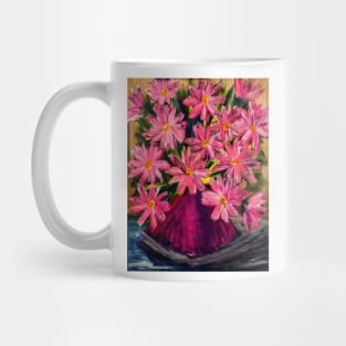 Some fun bright pink flowers Mug
